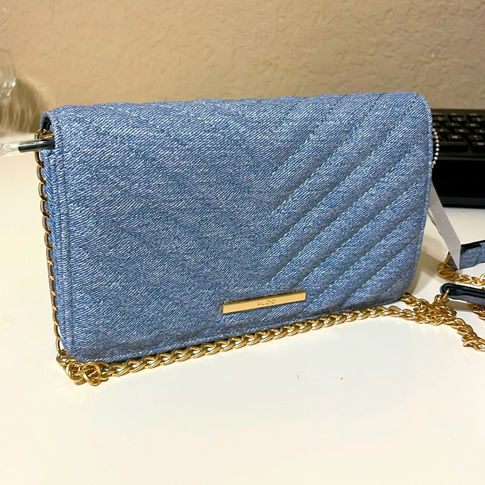 Brand New Aldo Blue Crossbody Purse